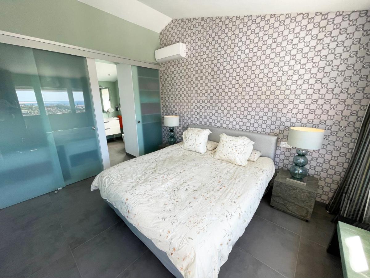 Luxury Villa Morelli With Seaview & Heated Pool Maspalomas  Exterior foto