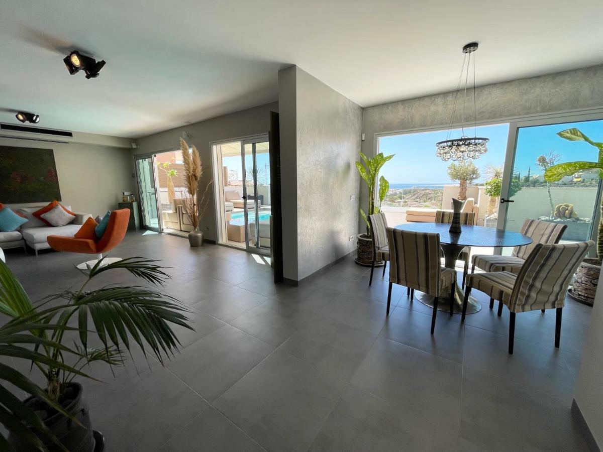 Luxury Villa Morelli With Seaview & Heated Pool Maspalomas  Exterior foto