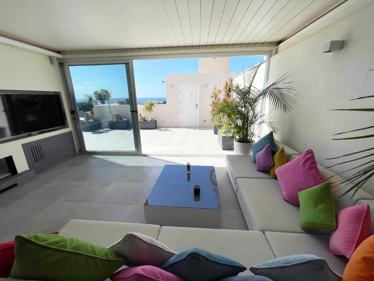 Luxury Villa Morelli With Seaview & Heated Pool Maspalomas  Exterior foto