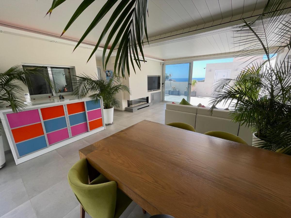 Luxury Villa Morelli With Seaview & Heated Pool Maspalomas  Exterior foto