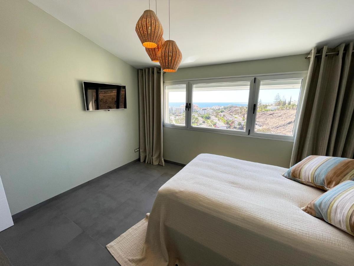 Luxury Villa Morelli With Seaview & Heated Pool Maspalomas  Exterior foto